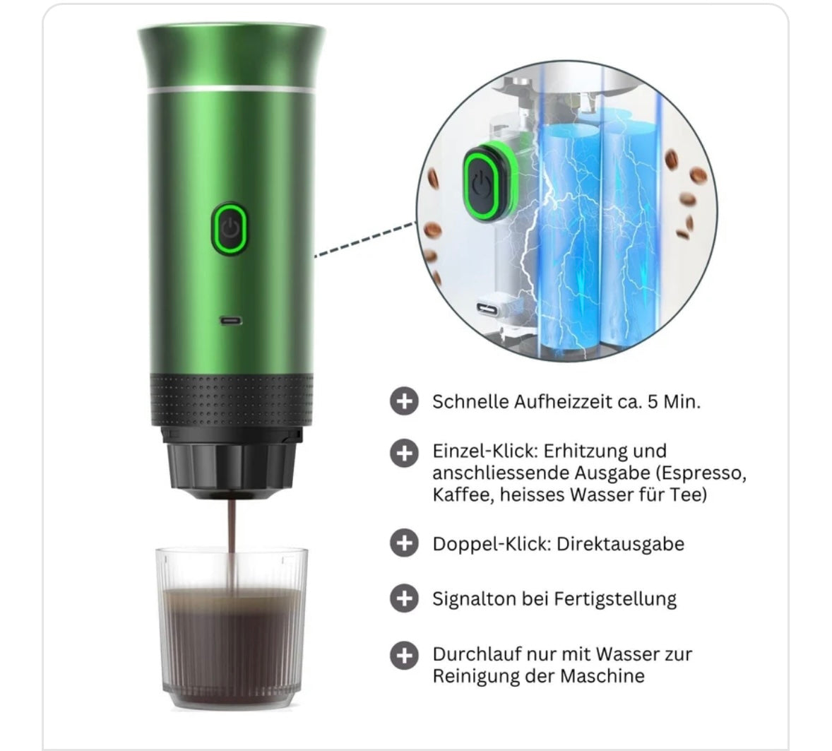 Travel Espresso Maker - Brew Anywhere!